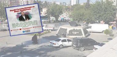 AGD Şanlıurfa'dan Filistin'e destek: Gıyabi cenaze namazı