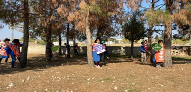 Siverek’te ders zili bu kez doğa için çaldı