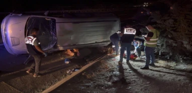 Gaziantep-Şanlıurfa otoyolunda feci kaza! 2 ölü, 8 yaralı