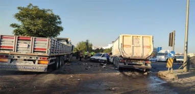 Şanlıurfa’da zincirleme kaza: Yaralılar var