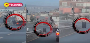 Şanlıurfa’da trafikte korku dolu anlar! Faciadan dönüldü