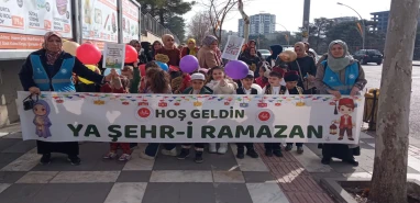 Siverek’te miniklerden Ramazan’a anlamlı başlangıç