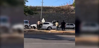 Şanlıurfa'da ucuz atlatılan kaza!