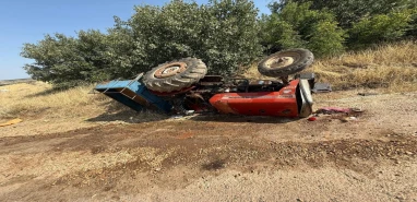 Şanlıurfa’da feci traktör kazası! 3 yaralı