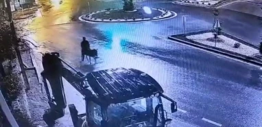 Sıradışı kuyumcu soygunu: Forklifle gelmiş, eşekle kaçmış!