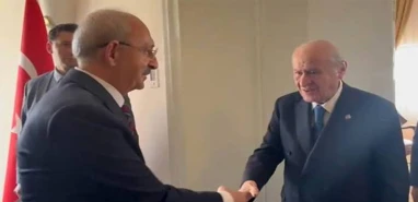 Bahçeli ile Kılıçdaroğlu TBMM’de görüştü