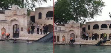 Balıklıgöl’deki ilginç görüntülerin perde arkası! Vatandaşlar şaşkınlıkla izledi