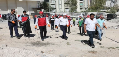 Şanlıurfa’da başkanlar gönüllülerle birlikte seferber oldu
