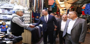 Başkan Kuş, esnafın taleplerini yerinde dinledi