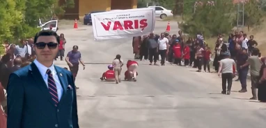 Şanlıurfalı kaymakam hem eğlendirdi hem yarıştırdı