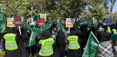 Şanlıurfa'da Gazze'ye destek yürüyüşü düzenlendi