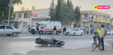 Şanlıurfa'da korkutan kaza! Otomobil ile motosiklet çarpıştı: 1 yaralı