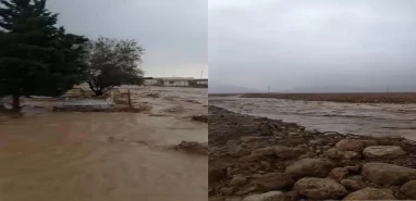 Mardin'de sağanak yağış sonucu dere taştı! O anlar kamerada