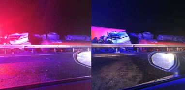 Şanlıurfa'da yakıt yüklü tır devrildi: Sürücü hayatını kaybetti...