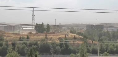 Şanlıurfa'yı toz bulutu kapladı! Şehrin rengi griye döndü