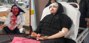 Adliye önünde dehşet: Şanlıurfalı anne çocuklarının gözü önünde dövüldü