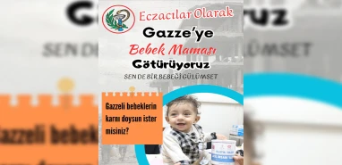 Şanlıurfalı eczacılardan Gazze'deki bebekler için anlamlı destek!