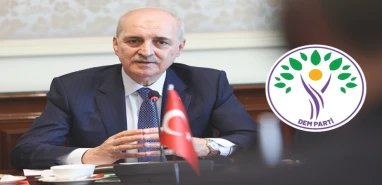TBMM Başkanı Kurtulmuş DEM Parti İmralı heyetini kabul etti