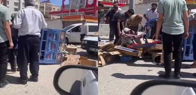 Şanlıurfa'da motosiklet ile otomobil çarpıştı!