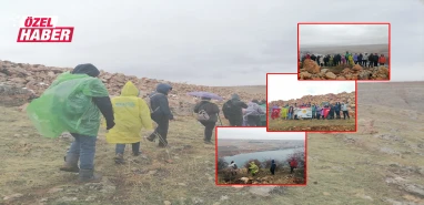 Şanlıurfalı doğaseverlerden zorlu parkur! Yağmur çamur demeden yürüdüler