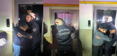 Şanlıurfa'da asansörde korku dolu anlar! Çaresizce beklediler