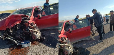 Şanlıurfa'da feci kaza! 2 araç kafa kafaya çarpıştı: Yaralılar var!