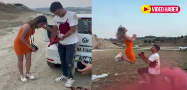 Adana’da tiyatro gibi evlilik teklifi! Perde karakolda kapandı