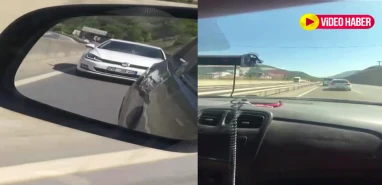Sirenler çaldı, sürücü umursamadı! Orman yangınına giden ekibin zor anları