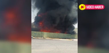 Şanlıurfa'da çöplükte yangın: Kilometrelerce uzaktan bile görünüyor