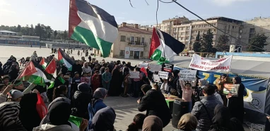 Şanlıurfalı kadınlardan İsrail'in idam yasasına tepki!