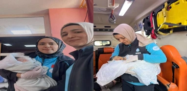 Şanlıurfa’da ambulansta doğum: Anne, çocuğuna UMKE personelinin adını verdi