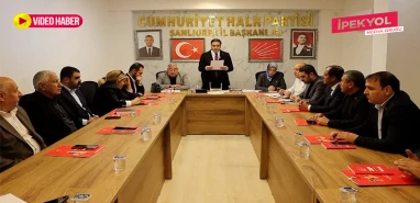 CHP Şanlıurfa İl Başkanı: Sorun var, çözüm üreten yok
