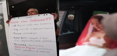Kızını evlendiren baba damada sözleşme imzalattı: Maddeleri viral oldu