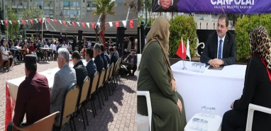 Şanlıurfa’da belediye başkanları sokağa masa kurdu: Vatandaşları dinledi