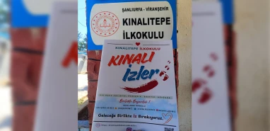 Şanlıurfa’daki okuldan örnek çalışma: “Kınalı izler” dergisi yayında