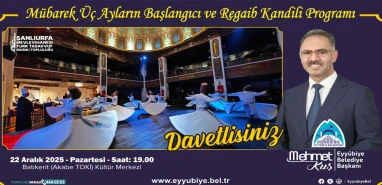 Eyyübiye Belediyesinden üç aylar için anlamlı program