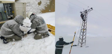 Dicle Elektrik'ten Şanlıurfa'da kar mesaisi!