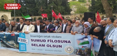 Şanlıurfa’daki vatandaşlardan Sumud Filosu'na destek