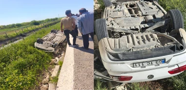 Şanlıurfa'da ilçe başkanı kaza yaptı