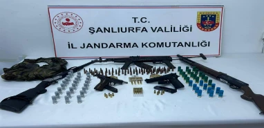 Şanlıurfa'nın iki ilçesinde silah kaçakçılarına dev operasyon: 1 gözaltı