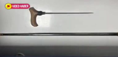 Cinsel istismar şüphelisinde farklı bir öldürücü alet çıktı!  Baston görünümlü ve gizli kesici