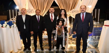 Şanlıurfa protokolü sünnet düğününde bir araya geldi!