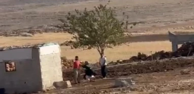 Şanlıurfa’da silahlı çatışma anı kamerada... Çığlık sesleri yükseldi!