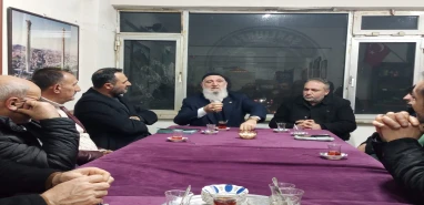 Tekirdağ Büyükşehir Belediyesinin Şanlıurfalı başkan adayı hemşehrileriyle buluştu