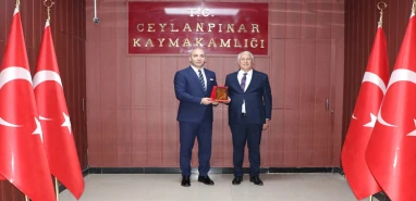 Şanlıurfa'da görev değişimi: Eski müdürden veda ziyareti