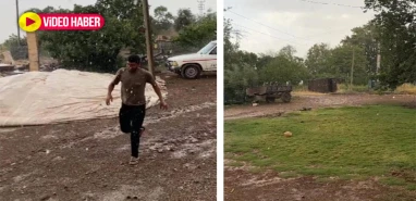 Şanlıurfa'da yaz ortasında sağanak yağış sürprizi