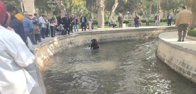 Balıklıgöl’de suya düşen çocuğu annesi kurtardı