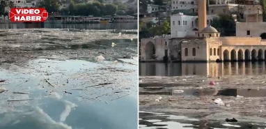 Halfeti’ye bu görüntüler yakışmıyor! Adeta çöp adaları oluştu