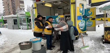Haliliye’de soğuk havaya sıcak dokunuş: Çorba ikramı başladı