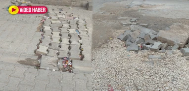Şanlıurfa’da belediyenin açtığı çukurları vatandaşlar kapatıyor!
